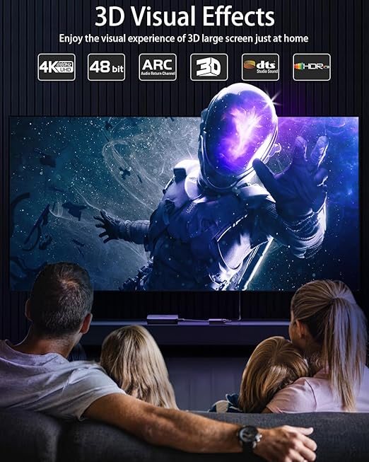 LEADSTAR HDMI Cable 4K 2 ft / 0.6m, High Speed HDMI 2.0 Cord Braided | 4K@60Hz - Image 2