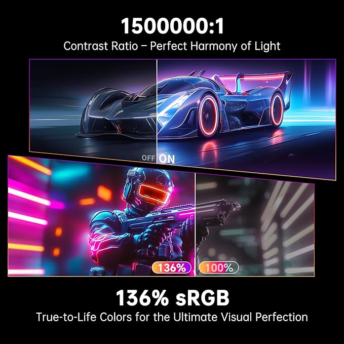 KTC 27-inch OLED Gaming Monitor | QHD 2560x1440P | 240Hz 0.03ms GTG | 1.5M:1 - Image 7