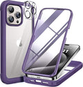 Miracase for iPhone 15 Pro Case Full-Body Built-in Glass Screen Protector& by Miracase