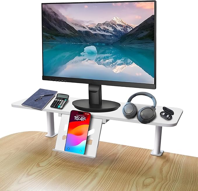 Clamp-On Monitor Stand Riser by Unknown