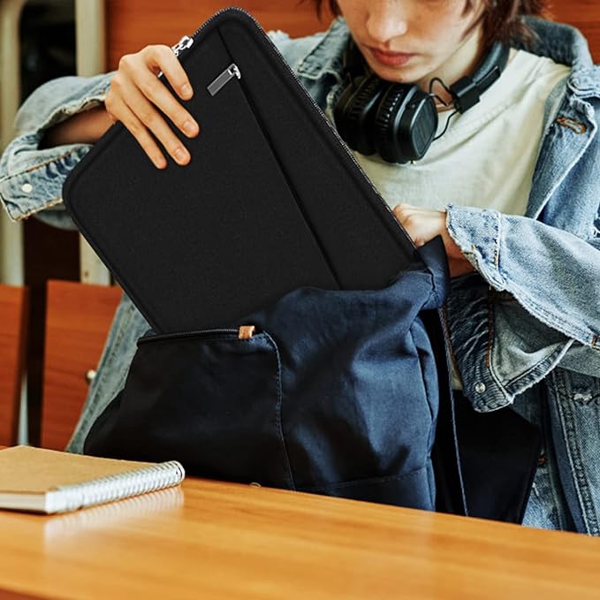 Laptop Sleeve Case 13.3 Inch, Durable 14 Inch Laptop Case Computer Carrying Bag - Image 5