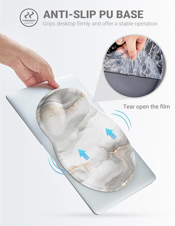 Ergonomic Mouse Pad Wrist Support, Comfortable Mouse Pad Wrist Rest, Relieve - Image 6