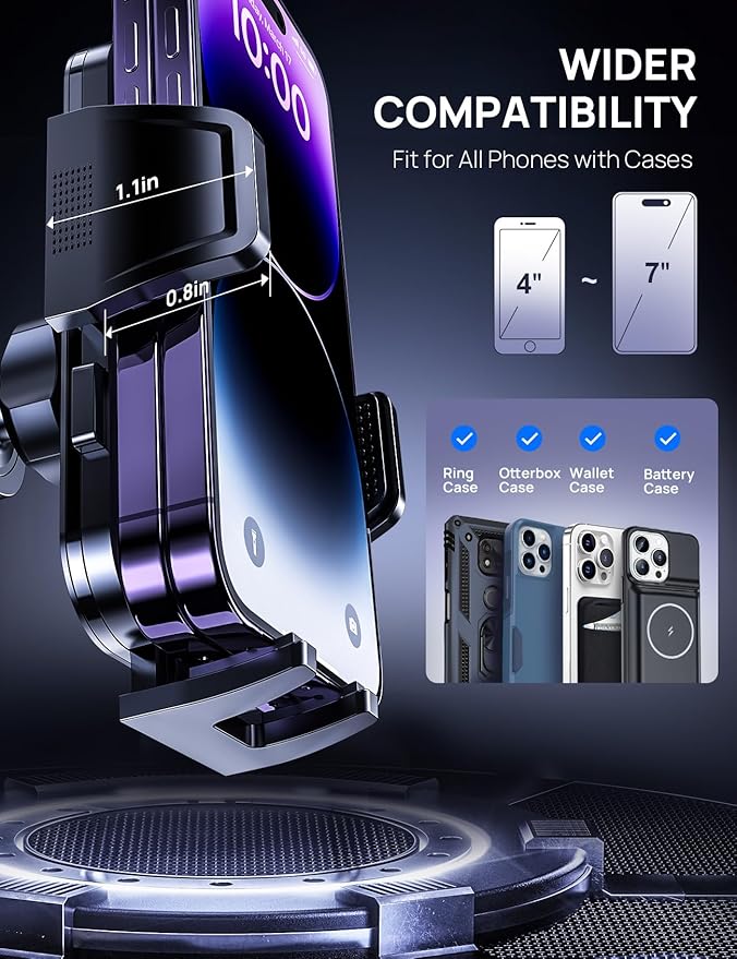 2025 Upgrade Car Phone Holder Mount, Universal Window Cell Phone Car Mount - Image 2
