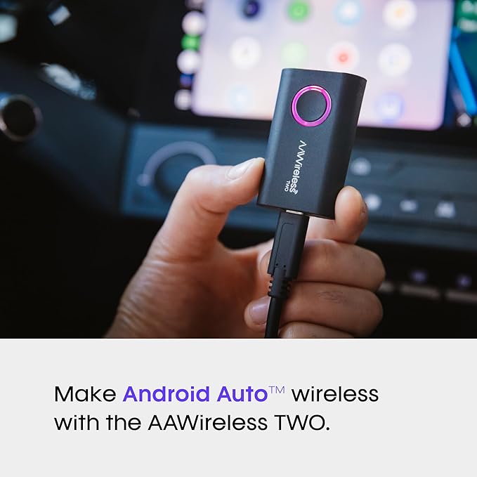 AAWireless Two - Android Auto Wireless Adapter - Convert Factory Wired Android - Image 2