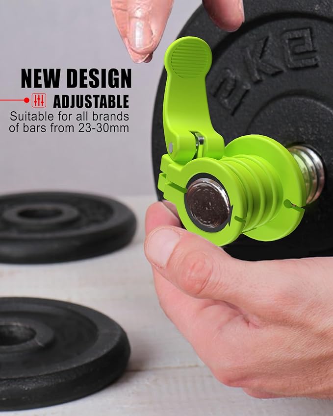 Barbell Clips 1 Inch Quick Release Weight Clamps 0.9-1.18inch Multi-Size - Image 3