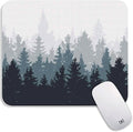 Square Mouse Pad Forest, Personalized Premium-Textured Custom Mouse Mat Design by Armanza