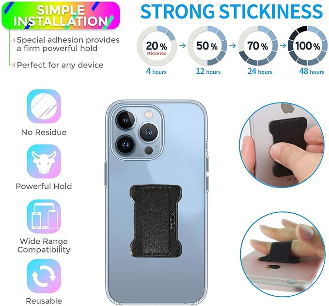 Phone Grip Finger Strap Holder, Phone Gripper - Image 2