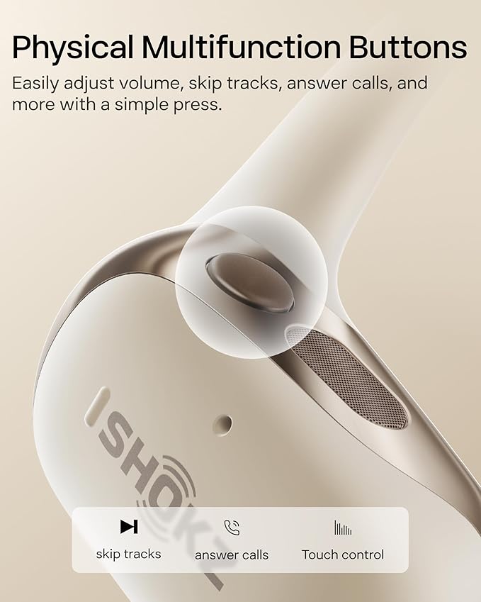 SHOKZ New OpenFit 2 Open-Ear Headphones, True Wireless Bluetooth Earphones - Image 8
