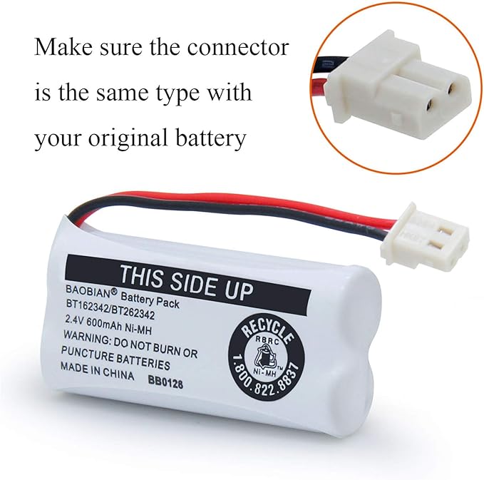 2.4V Ni-MH BT162342 BT262342 Battery - Image 3