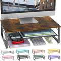 gianotter 2-Tier Metal Monitor Stand Riser, Desk Organizer by gianotter