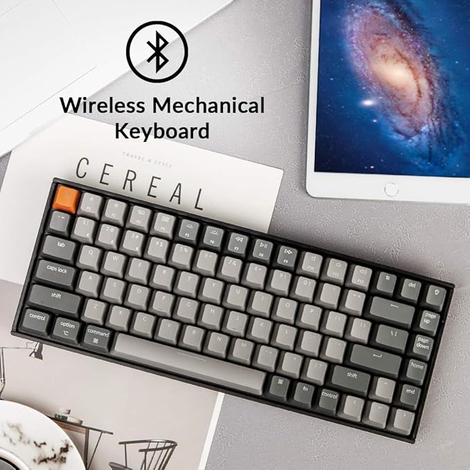 Keychron K2 75% Layout Bluetooth Mechanical Keyboard K Pro Red Switch/White LED - Image 4