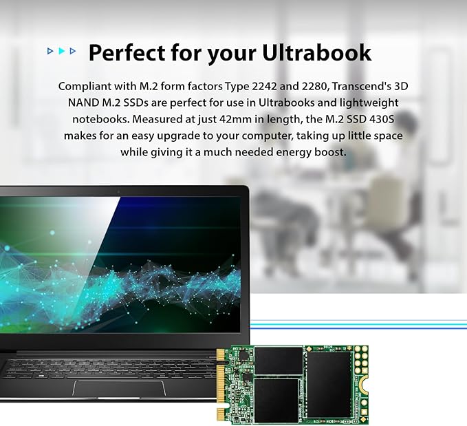 Transcend 128GB M.2 2242 SATA III SSD - Image 5