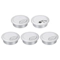 uxcell 5 Pcs 53mm Desk Grommet, Plastic Cable Hole Cover, Wire Cord Cable by uxcell