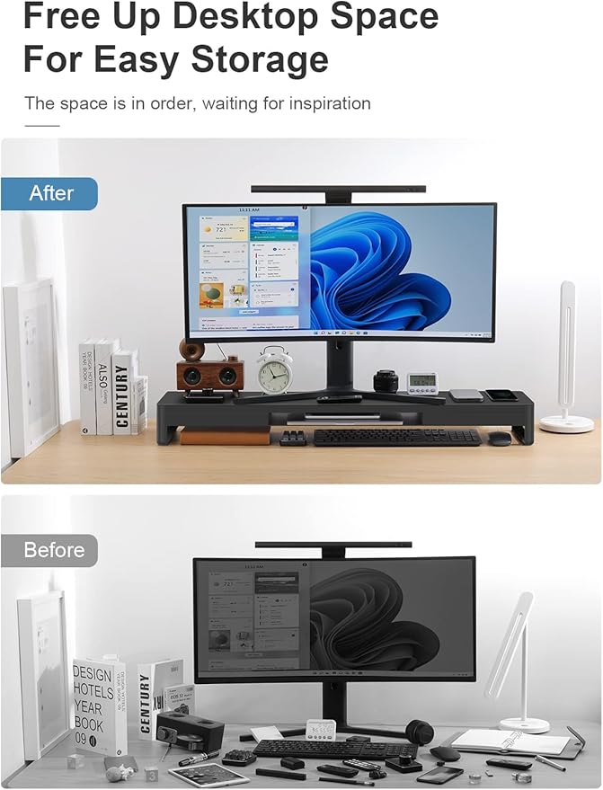 meatanty Dual Monitor Stand Riser - Image 3