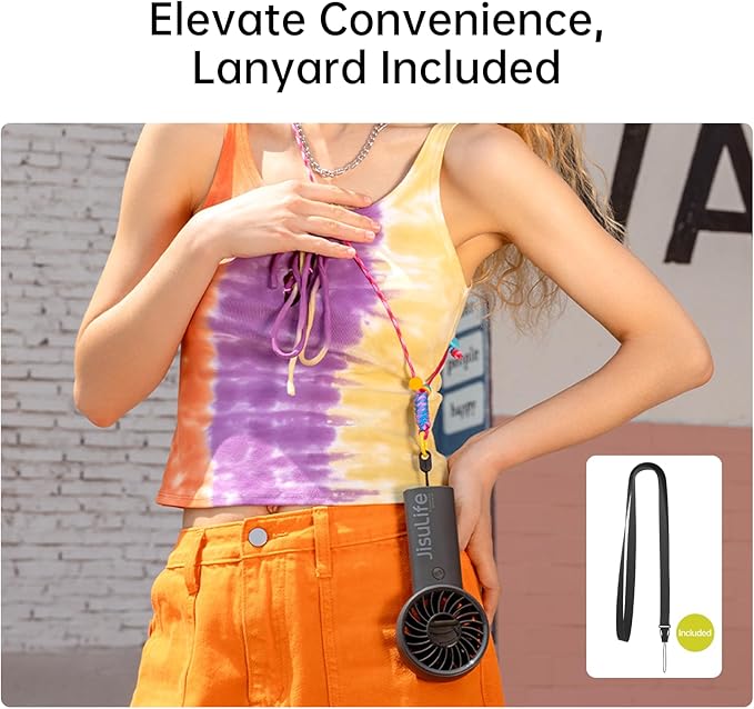 JISULIFE Handheld Portable Fan - Image 5