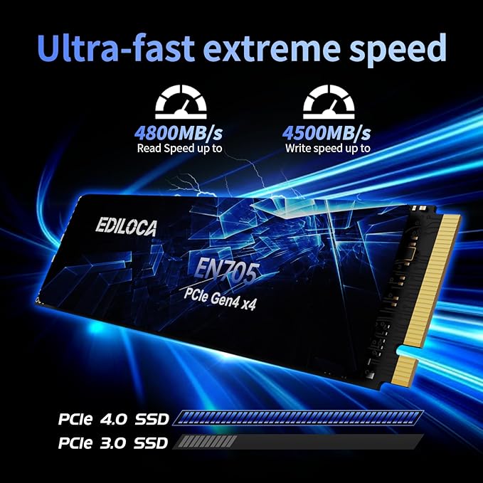 2TB SSD NVMe M.2 2280 PCIe Gen4 x4 Internal Solid State Drive - Image 2