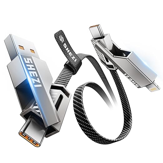 4-in-1 USB C Cable 60W 3FT Compatible - Image 7