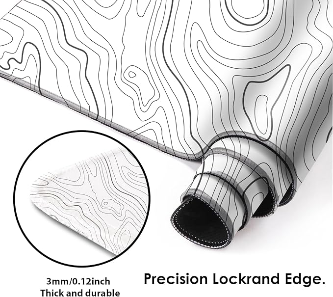 Gaming Mouse Mat Forest Background Pattern XXL XL Large Mouse Mat Long Extended - Image 3