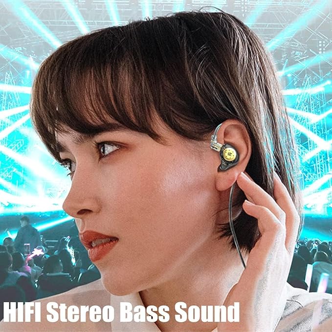 keephifi KZ EDX Pro in Ear Monitors Wired Headphones Dual DD in Ear Earphones - Image 4