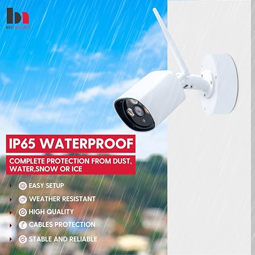1 Pack PFA130-E Security Camera Junction Box-Premium ABS Security Camera Mount - Image 4