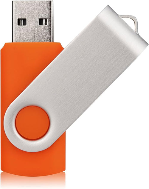 10 Pack 16GB USB Flah Drive USB 2.0 Memory Stick-Orange - Image 2
