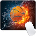 Water and Fire Balls Marble Mouse pad Customized Mousepad Non-Slip Rubber Base by Goodsprout
