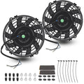 7 Inch Universal Slim Fan Push Pull Electric Radiator Cooling Fan 12V 80W Mount by FSBCGT