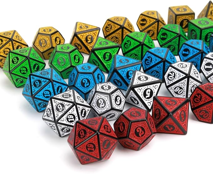 DND Dice Set 35 Pcs Polyhedral Dungeons and Dragons Rolling Dice - Image 3
