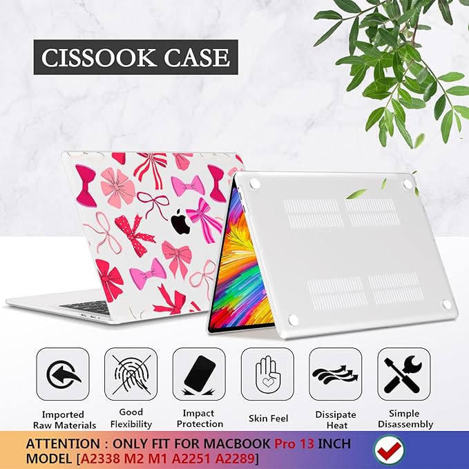 CISSOOK Compatible with MacBook Pro 13 inch 2025-2016 Release M2 M1 Chip A2338 - Image 6