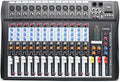 12 Channel Audio Mixer, DJ Soundboard Sound Mixer Console by DNYSYSJ