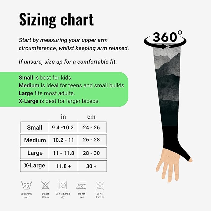ONISSI Gaming Arm Sleeve for PC │Anti-Friction, Compression Gamer Sleeves for - Image 2