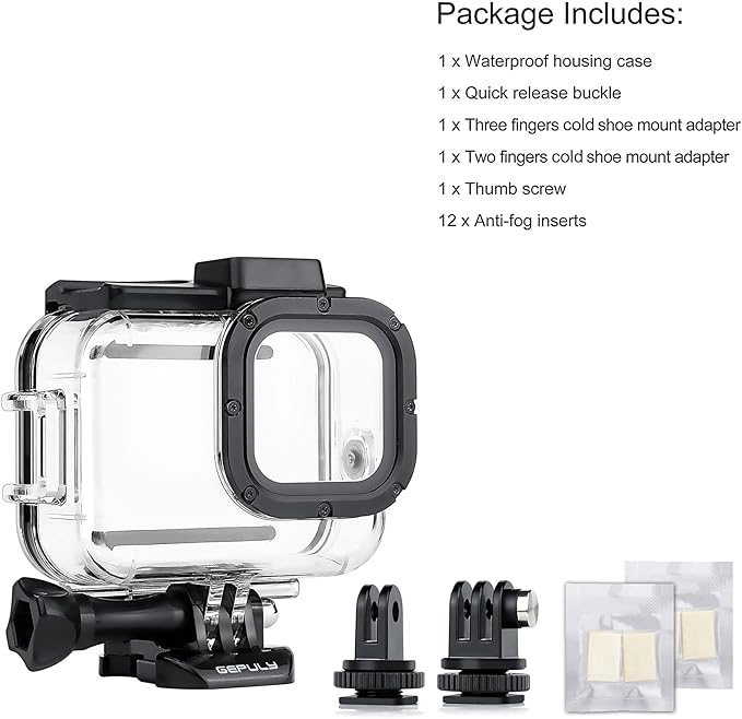 Waterproof Housing Case for GoPro Hero 8 Black - 60M Protective Underwater - Image 7