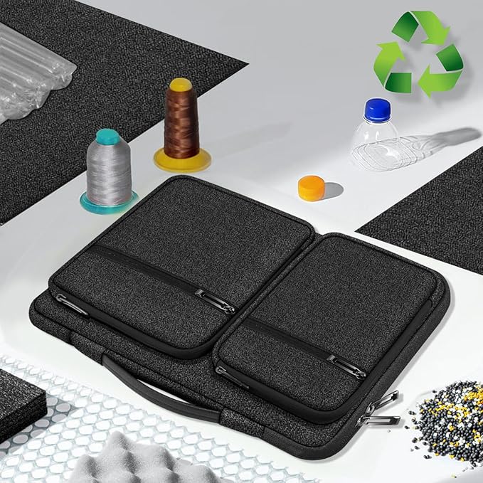 ZINZ Laptop Case 17 17.3 inches Sleeve Slim Briefcase Spill-Resistant Handbag - Image 7