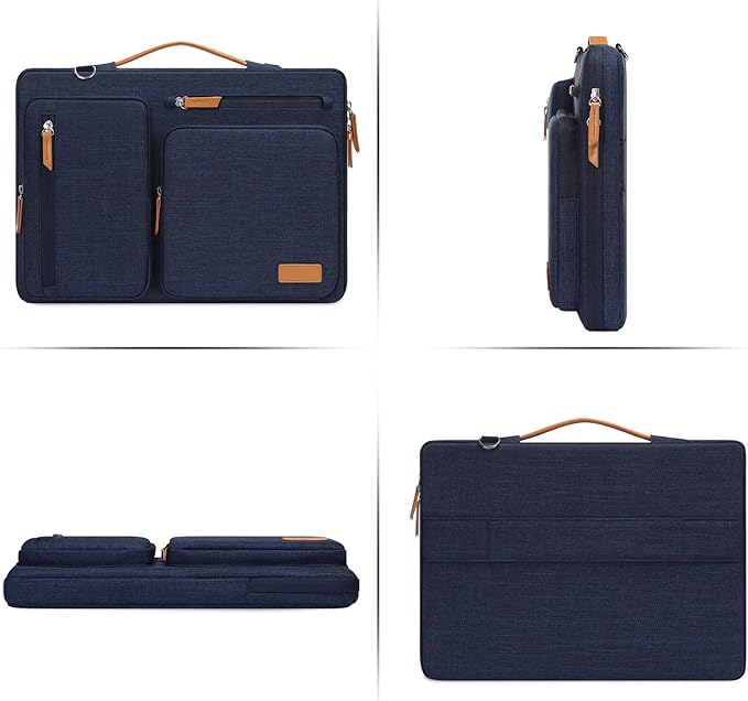 MOSISO 360 Protective Laptop Shoulder Bag, 15-15.6 inch Computer Bags Compatible - Image 5