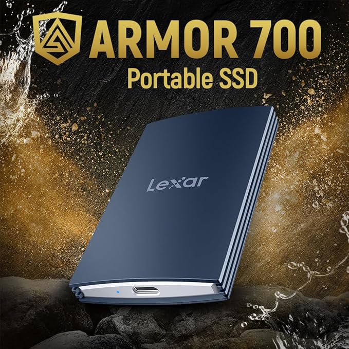 Lexar 2TB Armor 700 Portable SSD, USB 3.2 Gen 2x2, IP66 Water & Dust Resistance - Image 2