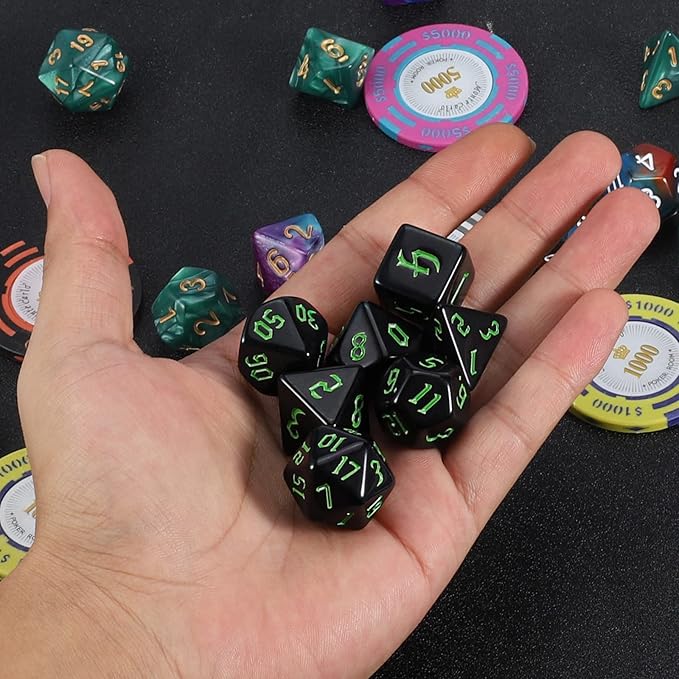 QMAY DND Dice Set -D&D Polyhedral Dice - Image 5