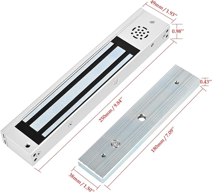 Smart Door Access Control System 600lbs Magnetic Lock Kit - Image 3
