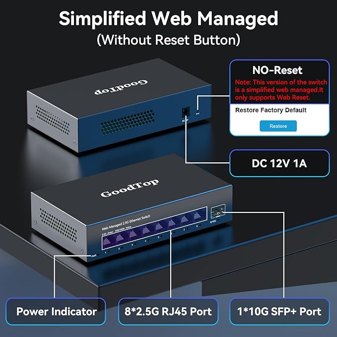 8 Port 2.5G Managed Ethernet Switch - Image 6