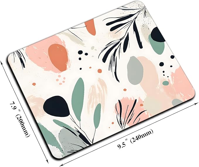 Mouse Pad, Cute Aesthetics Art Boho Mouse Pads - Image 2