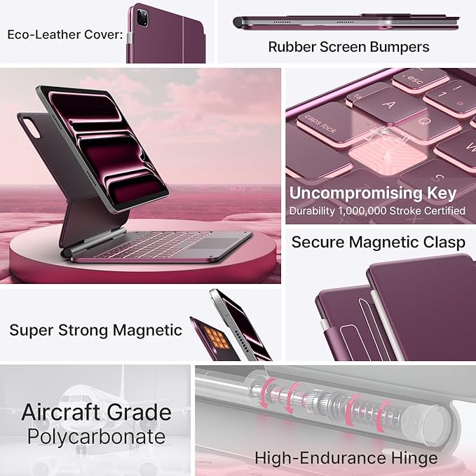 typecase Keyboard Case for iPad Pro 11-inch 2024, Magic Keyboard - Image 4