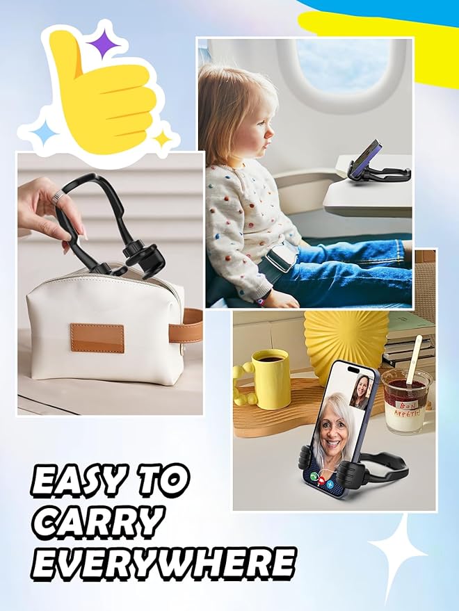 Thumbs Up Lazy Cell Phone Stand: Back to School Supplies Gifts - Image 7