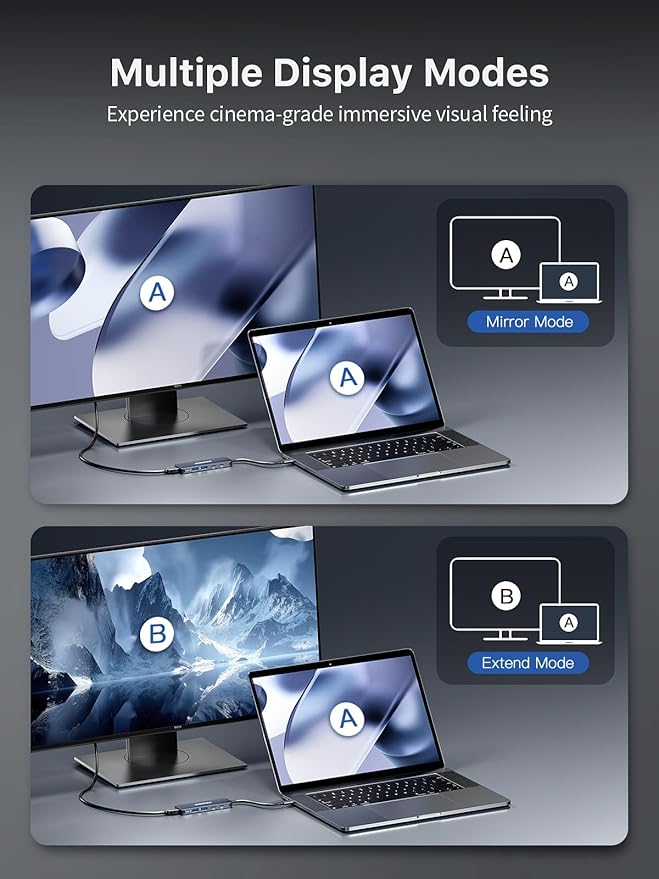 USB-C Hub 5-in-1 with 4K HDMI, 100W Power Delivery, 5Gbps USB-C Data Port and 2 - Image 4