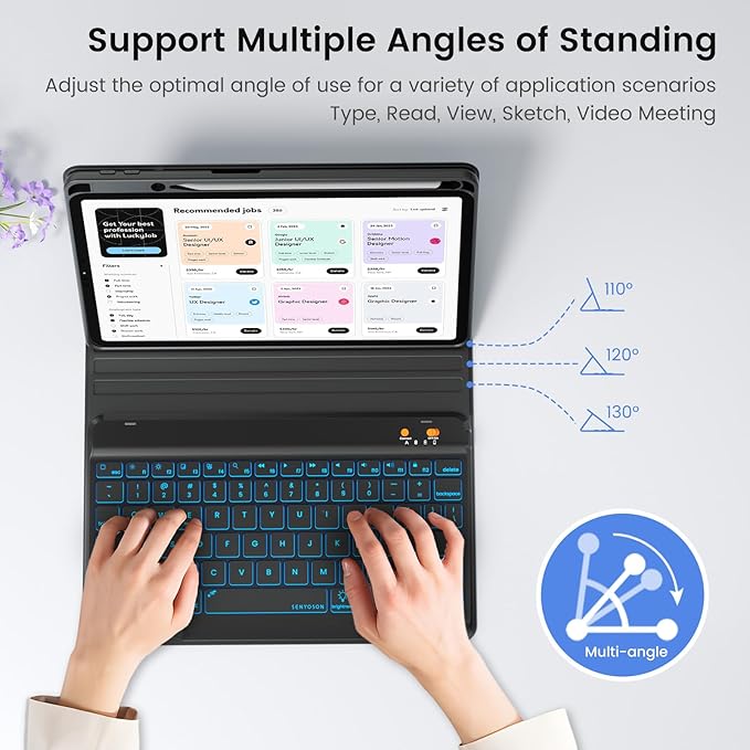 BLUTLOTUS for iPad 9th Generation Case - Image 5