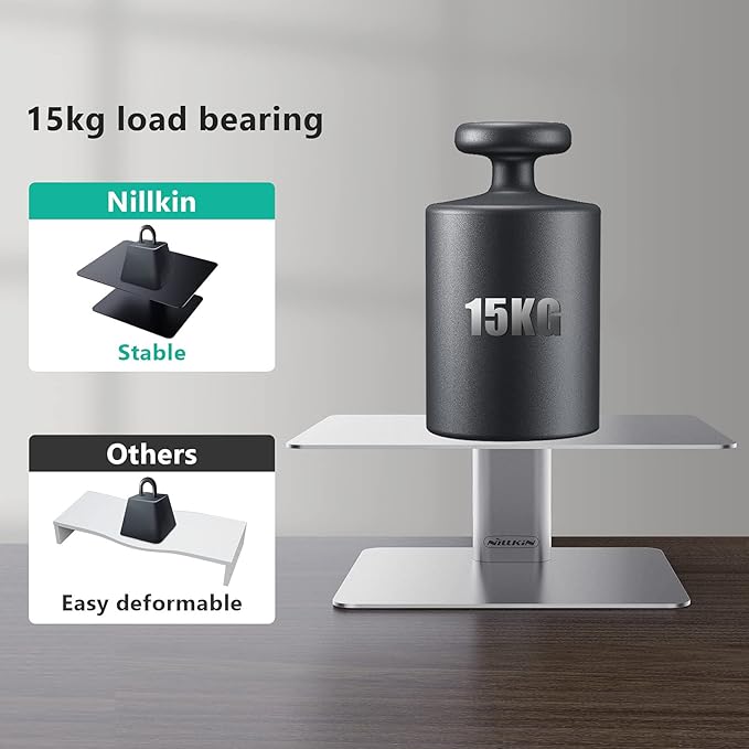 Nillkin Monitor Stand for Desk, Adjustable Height Computer Monitor Stand - Image 7