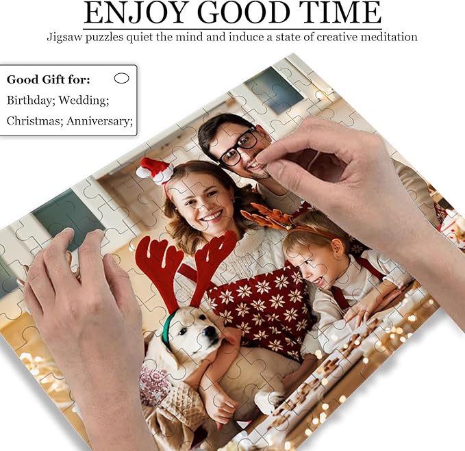 Custom Puzzle 120/200/300/500/1000/1500 Pieces, Personalized Puzzle from Your - Image 5