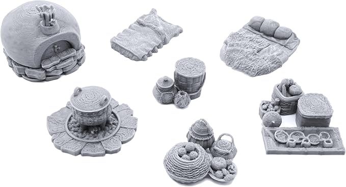 EnderToys Forest Ranger Furnishings by Printable Scenery, 3D Printed Tabletop by EnderToys