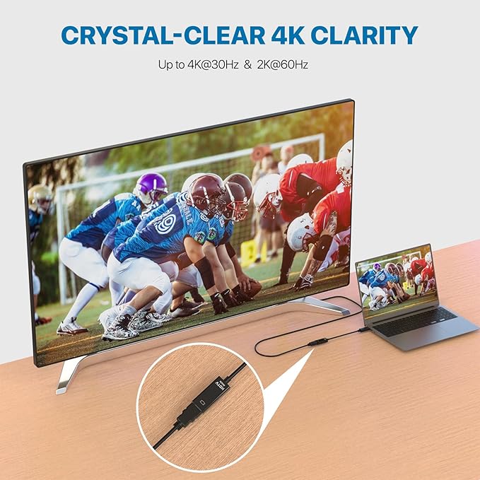 Half a Dozen 4K DisplayPort to HDMI Adapter, Supports 3840x2160@30Hz - Image 6