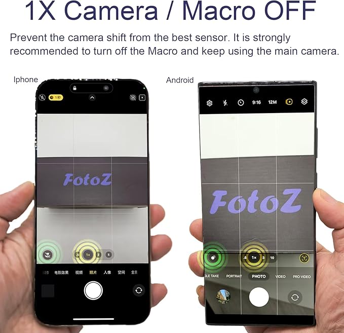 FotoZ 8X Monocular Telescope for iPhone & Android and Most Smartphone, - Image 5