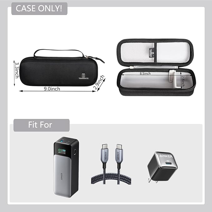 Hard Storage Case for Anker 737 Power Bank and Anker 715 Charger Combo-Tourmate - Image 5