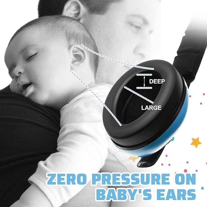 Amylove 12 Pcs Baby Noise Cancelling Headphones Ear Protection Ear Muffs Bulk - Image 4